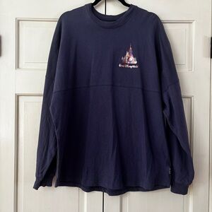 Walt Disney World50th Anniversary Spirit Jersey Purple Sweatshirt Cotton Size XL